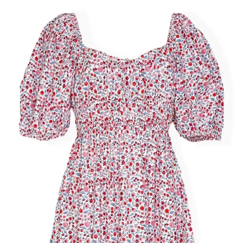 PINK CITY PRINTS Sweetheart Rah Rah Dress, Scarlet Forest, XS - Picture 6 of 8